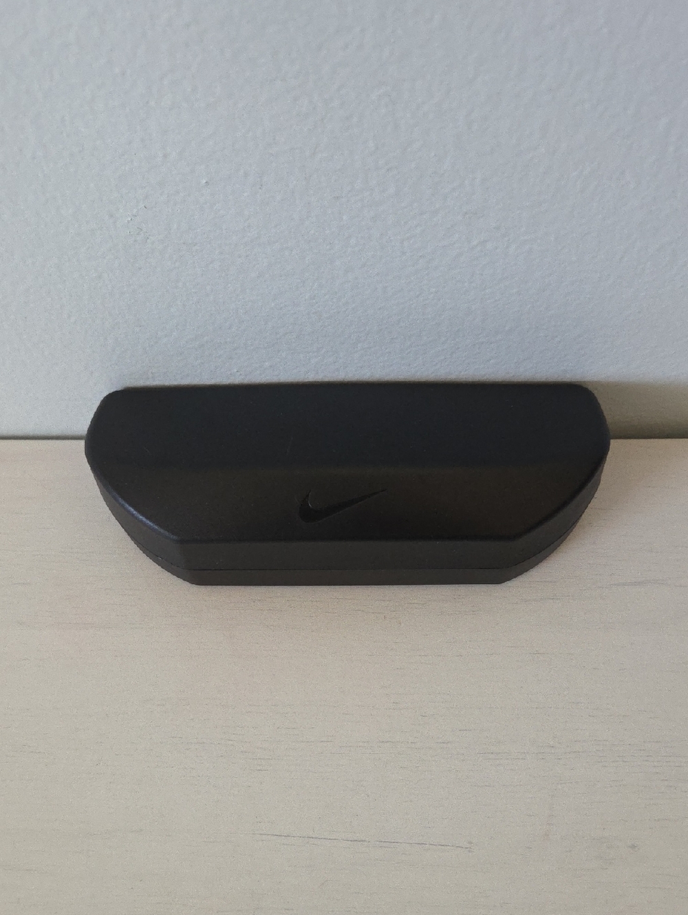 Nike Black Eyeglass Hard Shell Case with Just Do It Swoosh